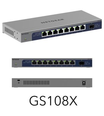 Introducing GS108X 8-Port Gigabit Switch w/SFP+ 10Gb Uplink